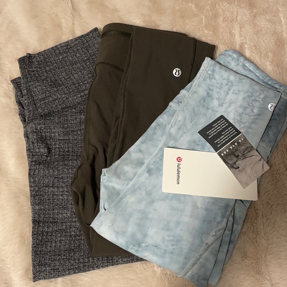 3* LULULEMON leggings
